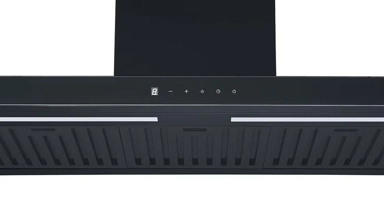 Euromaid 90cm Deluxe Flat Canopy Rangehood, Matte Black - LX2001 - Homewares, Outdoor, Phone Accessories, Cases, Speakers, Headphones + More -