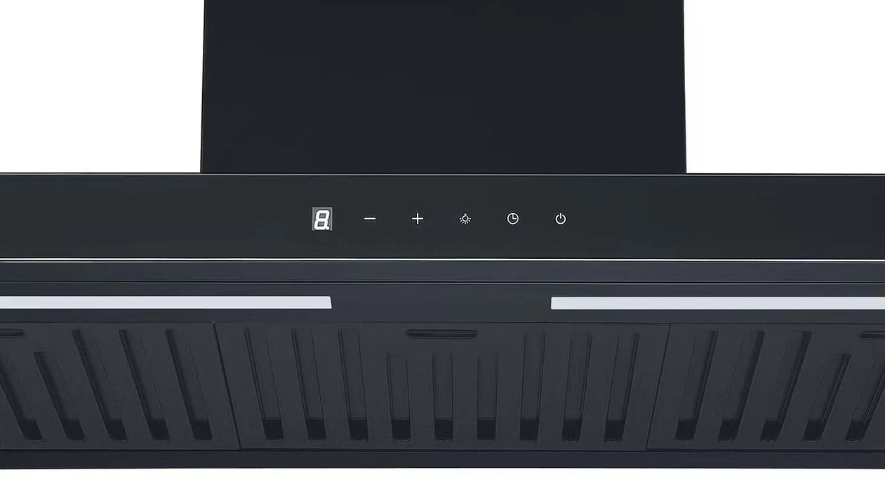Euromaid 90cm Deluxe Flat Canopy Rangehood, Matte Black - LX2001 - Homewares, Outdoor, Phone Accessories, Cases, Speakers, Headphones + More -