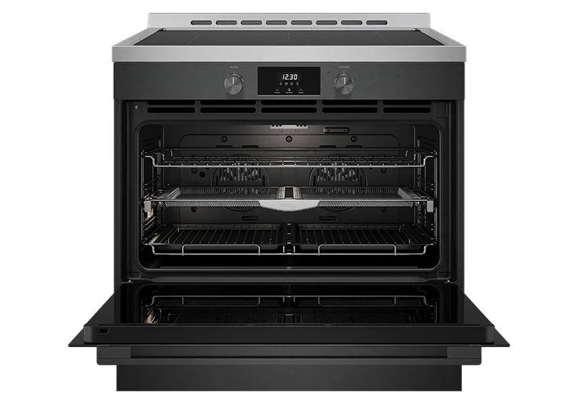 Euromaid 90cm Freestanding with Induction Cooktop - Dark Stainless Steel EFS9010AINDB - LX2001 - Homewares, Outdoor, Phone Accessories, Cases, Speakers, Headphones + More -