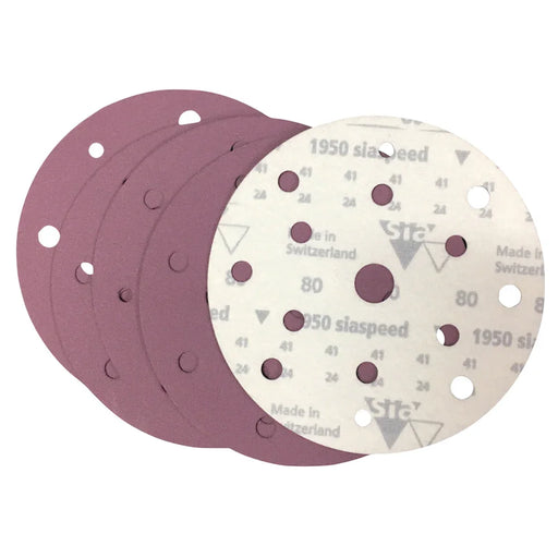 Sia 1950 Sanding Disc 150Mm 15 Holes 1500G Speed 50Pk - LX2001 - Homewares, Outdoor, Phone Accessories, Cases, Speakers, Headphones + More -