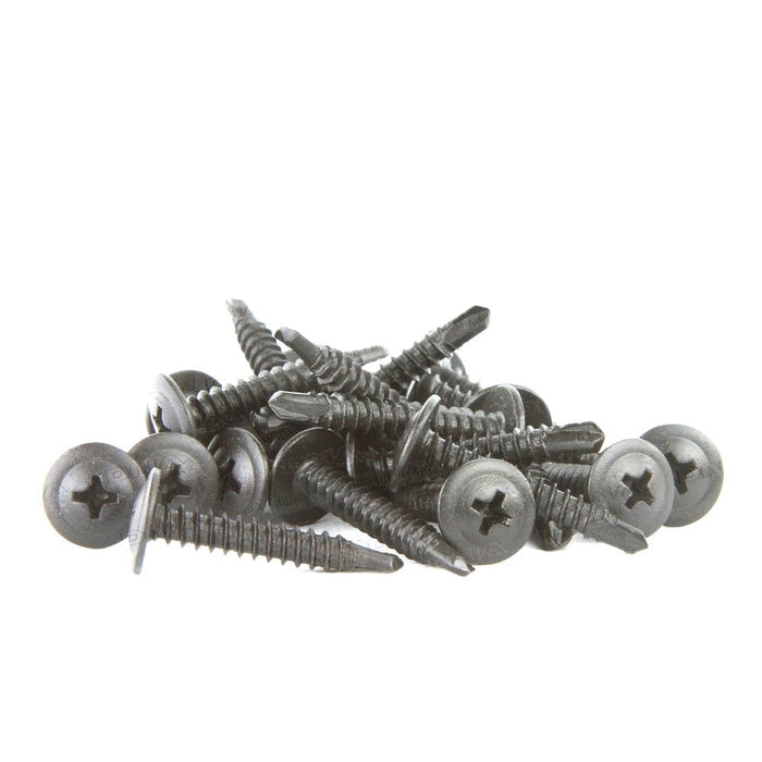 Screw Button Head Self Drilling Black 8G 25Mm (100 Pack)