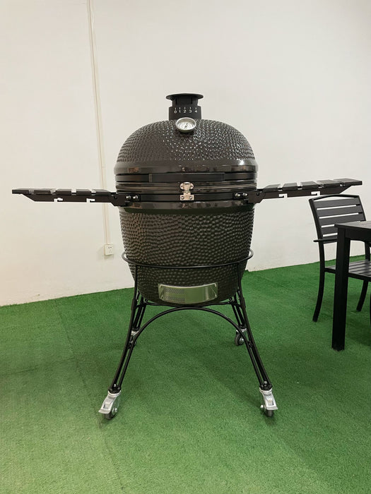 Firehawk 'Stringybark' Kamado Ceramic Charcoal BBQ 68cm (27") - Grey