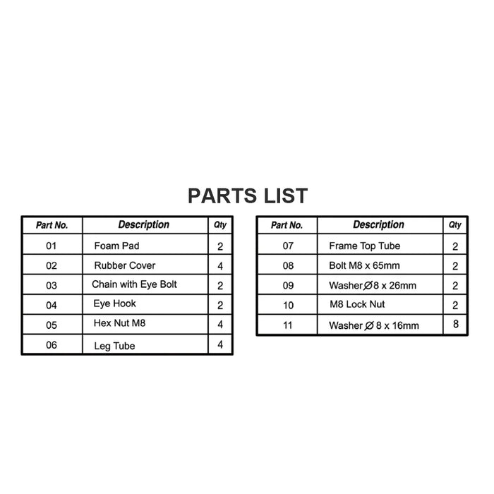 Eds Auto Portable Work Stand Spare Chain With Eye Bolt - LX2001 - Homewares, Outdoor, Phone Accessories, Cases, Speakers, Headphones + More -