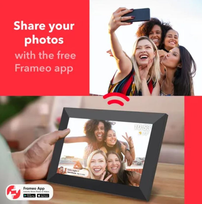 Firefly Frameo 10.1" Wifi Digital Photo Frame - Black