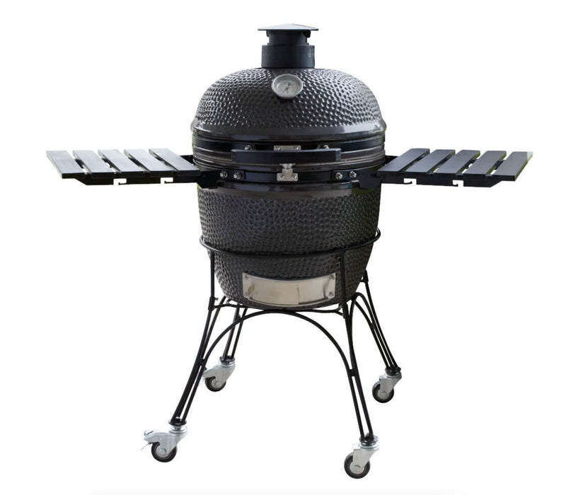 Firehawk Kamado Grey Ceramic Charcoal Grill BBQ 22" FHAWKKAM22G - LX2001 - Homewares, Outdoor, Phone Accessories, Cases, Speakers, Headphones + More -