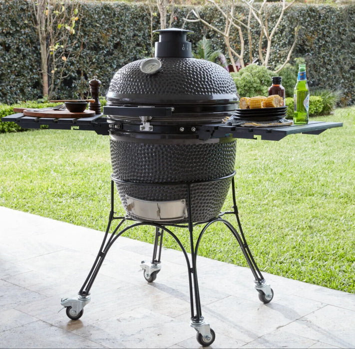 Firehawk Kamado Grey Ceramic Charcoal Grill BBQ 22" FHAWKKAM22G - LX2001 - Homewares, Outdoor, Phone Accessories, Cases, Speakers, Headphones + More -