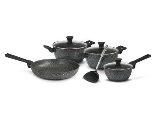 Flonal Cookware Petra Lavica 8 Piece Set - Frypan Saucepan Casserole Turner - LX2001 - Homewares, Outdoor, Phone Accessories, Cases, Speakers, Headphones + More -