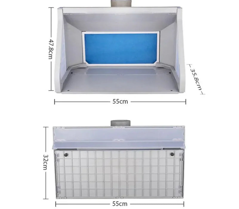 Formula Airbrush Large Spray Booth With Lights And Exhaust - LX2001 - Homewares, Outdoor, Phone Accessories, Cases, Speakers, Headphones + More -