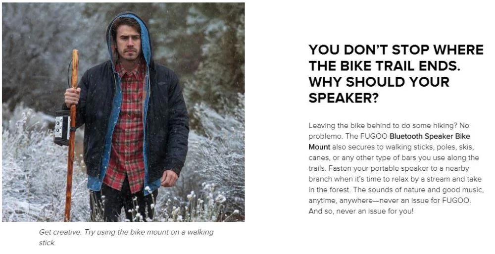 Fugoo Bike Mount F6ABM01 - LX2001 - Homewares, Outdoor, Phone Accessories, Cases, Speakers, Headphones + More -