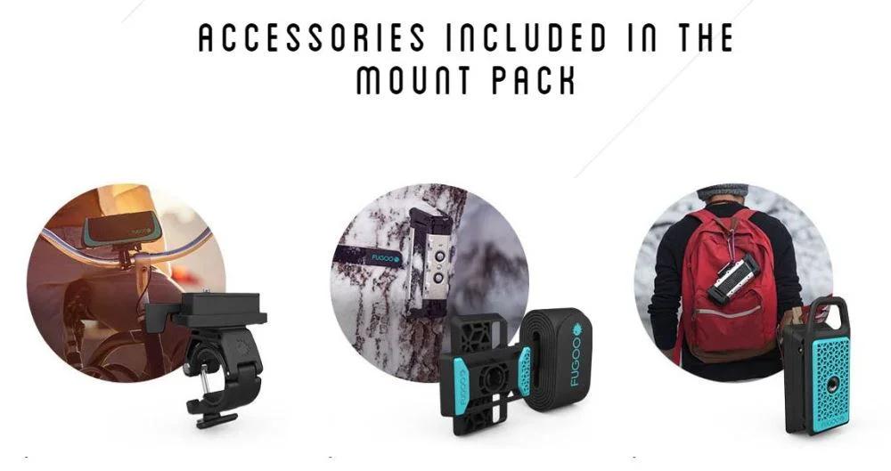 Fugoo Mount Pack F6MPK01 - LX2001 - Homewares, Outdoor, Phone Accessories, Cases, Speakers, Headphones + More -