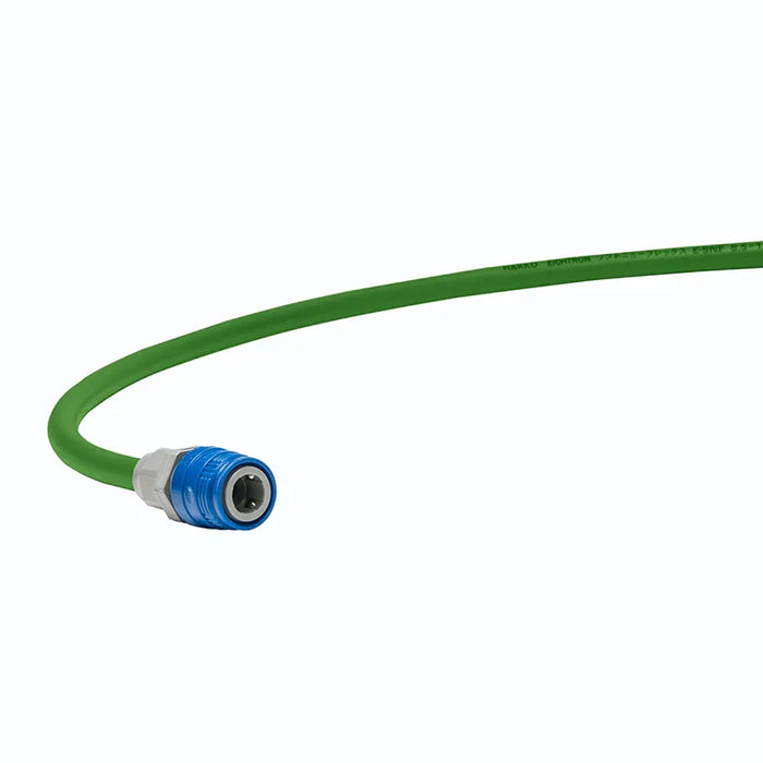 Iwata FLEXIBLE GUN HOSE & QR FITTINGS 1.2M FOR AIRFED mask