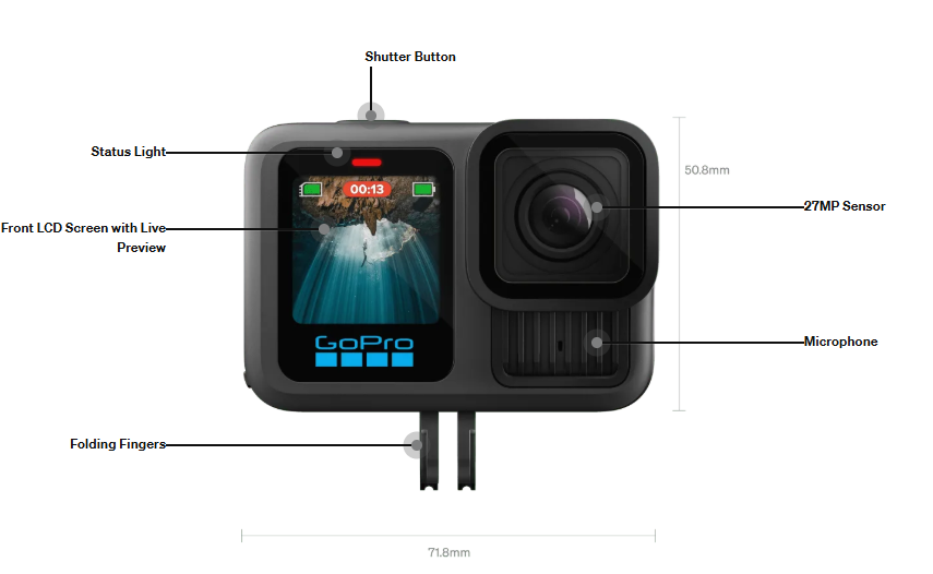 GoPro HERO13 Black Action Camera