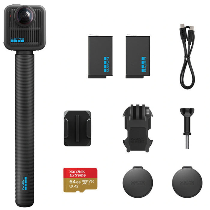GoPro MAX2 360 Action Camera Accessories Bundle