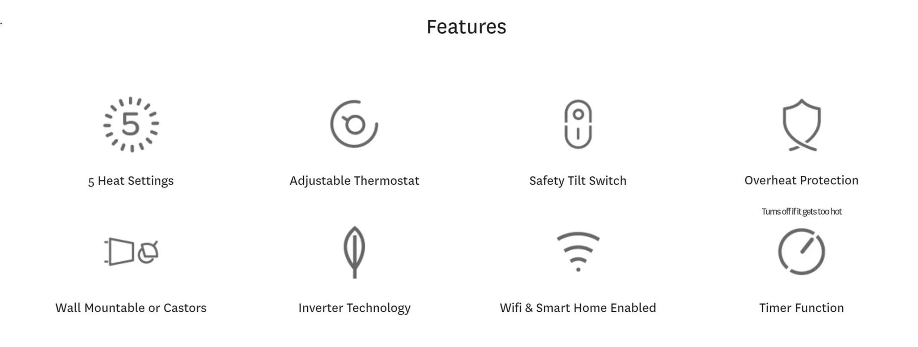 Goldair 2000W Electronic Inverter Panel Heater with WiFi - LX2001 - Homewares, Outdoor, Phone Accessories, Cases, Speakers, Headphones + More -