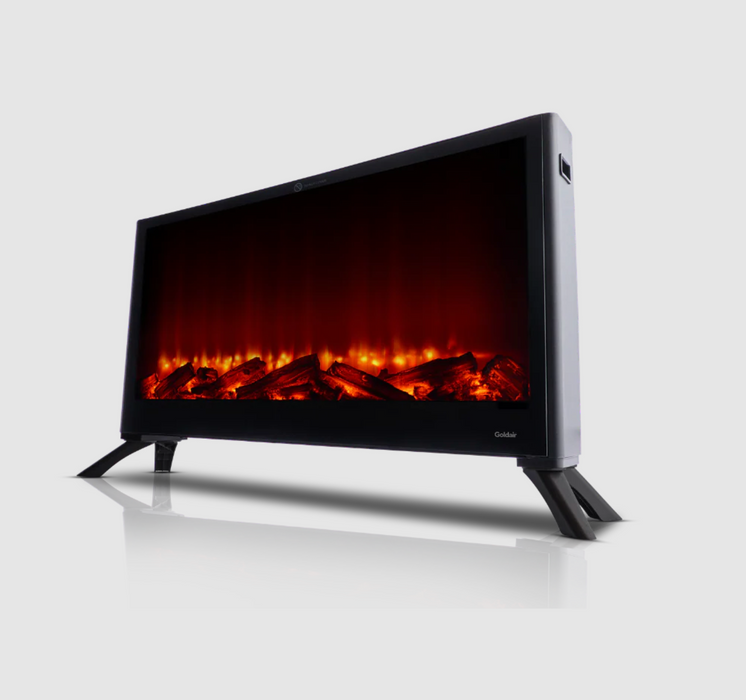 Goldair 2000W Flame Effect Convector Heater Fireplace GFE500