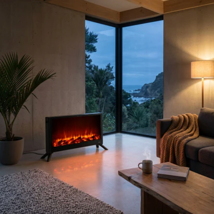 Goldair 2000W Flame Effect Convector Heater Fireplace GFE500