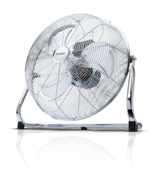 Goldair 40cm High Velocity Fan with Internal Oscillation GCHV210 9420014245593