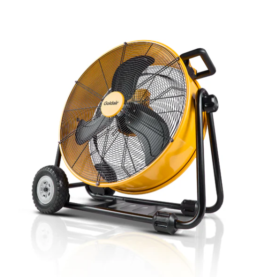 Goldair 60cm High Velocity Workshop Floor Fan