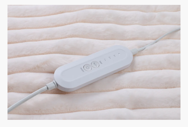 Goldair Luxury Faux Fur Electric Throw - Cream