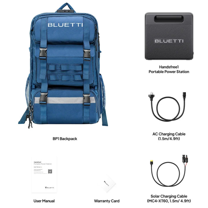 Bluetti Handsfree 1 Backpack Power Station - LX2001 - Homewares, Outdoor, Phone Accessories, Cases, Speakers, Headphones + More -