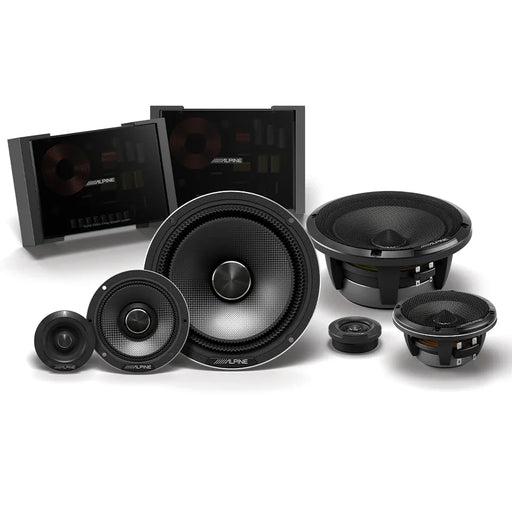 Alpine Status Series 6.5" Component Speaker 100W Rms 3-Way Slim-Fit - LX2001 - Homewares, Outdoor, Phone Accessories, Cases, Speakers, Headphones + More -