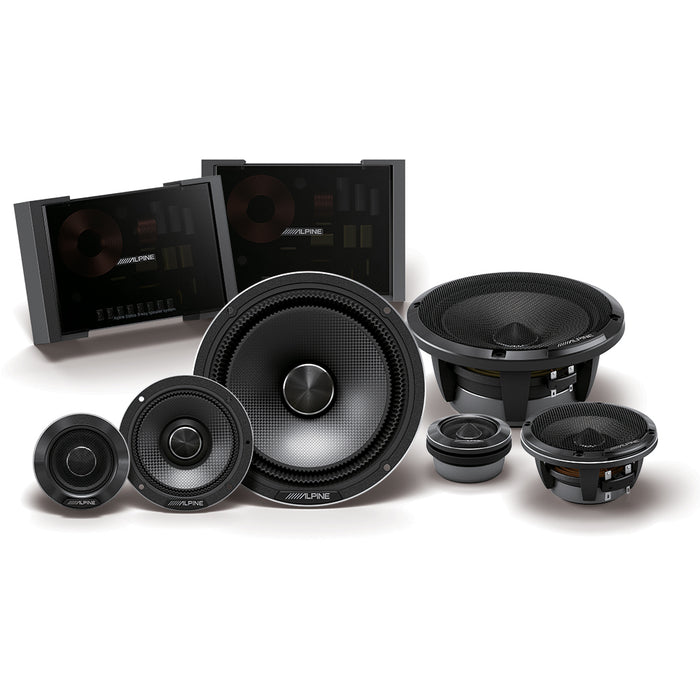 Alpine (Status Series) 6.5" Component Speaker 100W Rms 3-Way