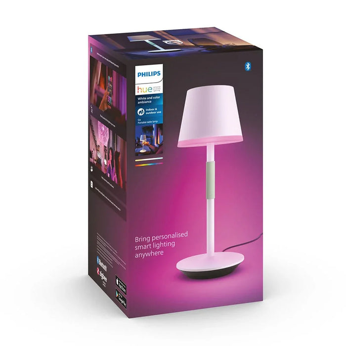 Philips Hue Colour / White Belle Portable Table Lamp Light - White - LX2001 - Homewares, Outdoor, Phone Accessories, Cases, Speakers, Headphones + More -