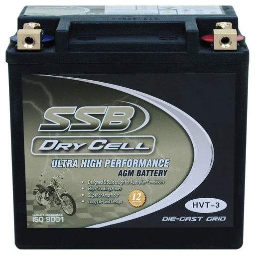 Motorcycle motorbike battery AGM 12V 12AH 300CCA BY SSB ULTRA DRY CELL - LX2001 - Homewares, Outdoor, Phone Accessories, Cases, Speakers, Headphones + More -