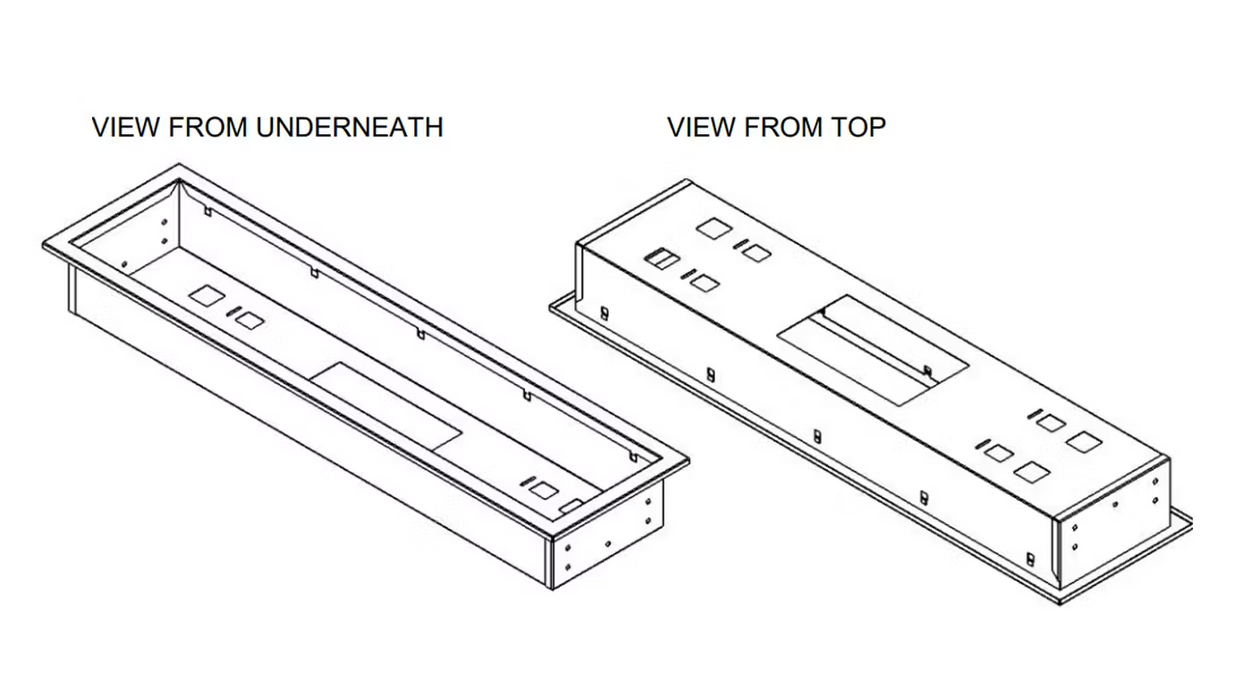Heatstrip Heat Strip Flush Mount Enclosure For THE3200RA Electric Heater
