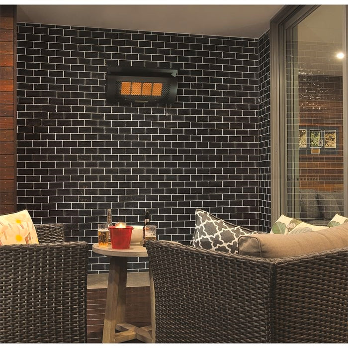 Heatstrip Heat Strip Wall mounted Outside Heater - Natural Gas