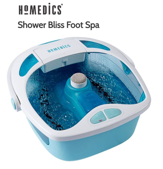 Homedics Shower Bliss Foot Spa with Heat Boost Power FB625HAU / FB-625H