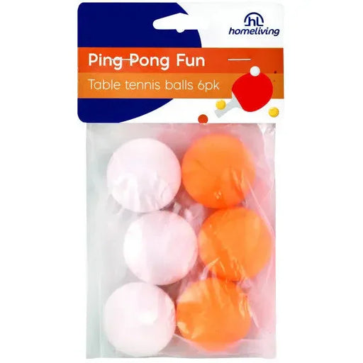 Homeliving Ping Pong Ball 6 Pack - LX2001 - Homewares, Outdoor, Phone Accessories, Cases, Speakers, Headphones + More -