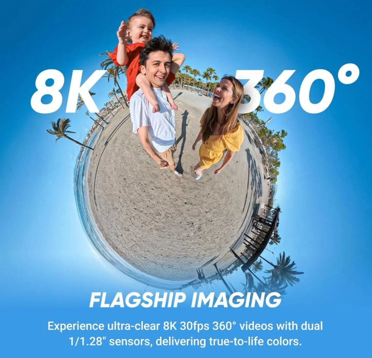 Insta360 X5 Action Camera Standard Bundle - LX2001 - Homewares, Outdoor, Phone Accessories, Cases, Speakers, Headphones + More -