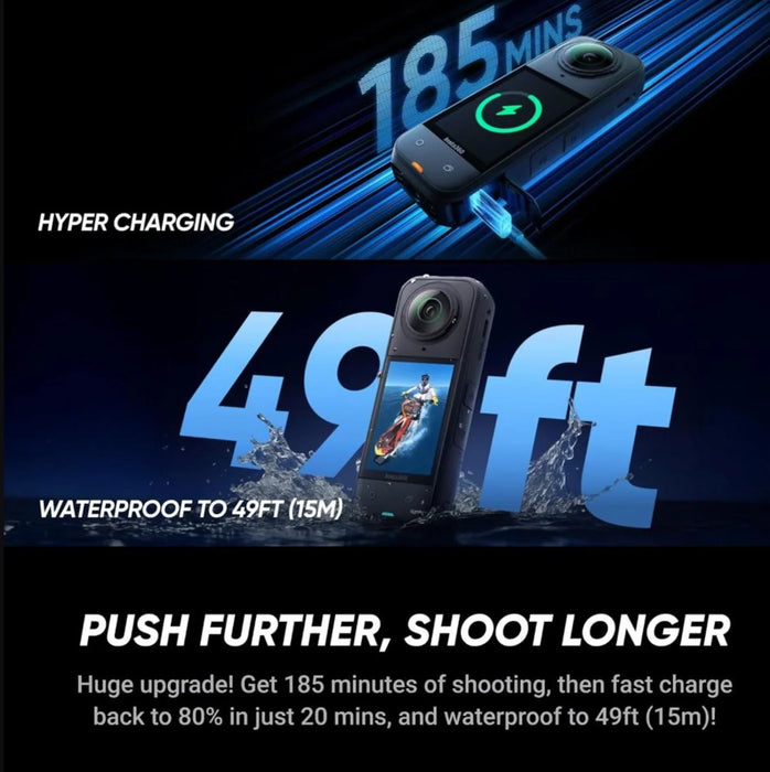 Insta360 X5 Action Camera Standard Bundle - LX2001 - Homewares, Outdoor, Phone Accessories, Cases, Speakers, Headphones + More -
