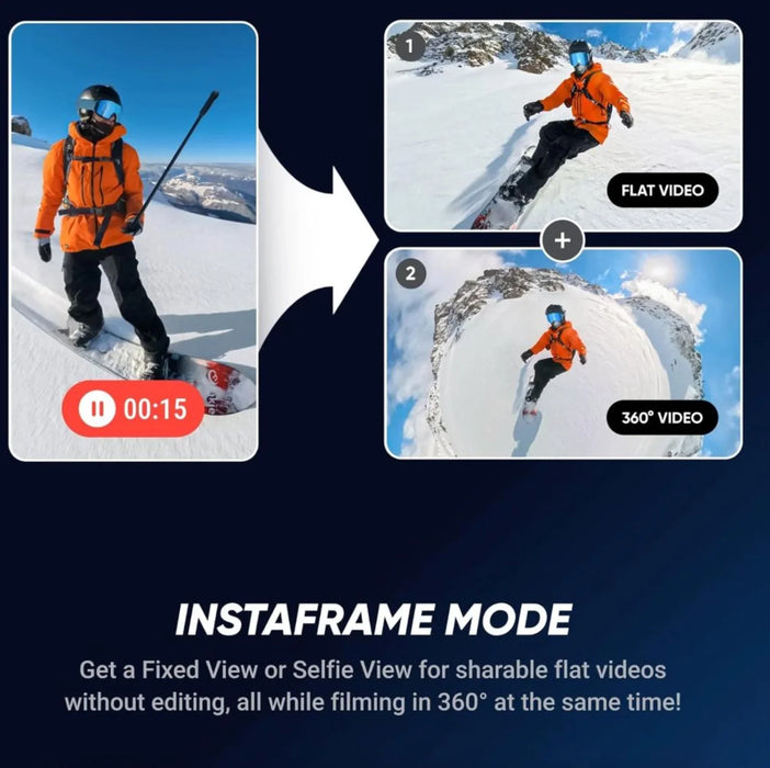 Insta360 X5 Action Camera Standard Bundle - LX2001 - Homewares, Outdoor, Phone Accessories, Cases, Speakers, Headphones + More -