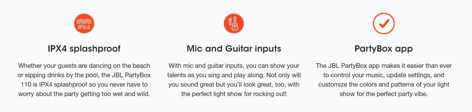 JBL PartyBox 110 Portable Bluetooth Speaker - LX2001 - Homewares, Outdoor, Phone Accessories, Cases, Speakers, Headphones + More -