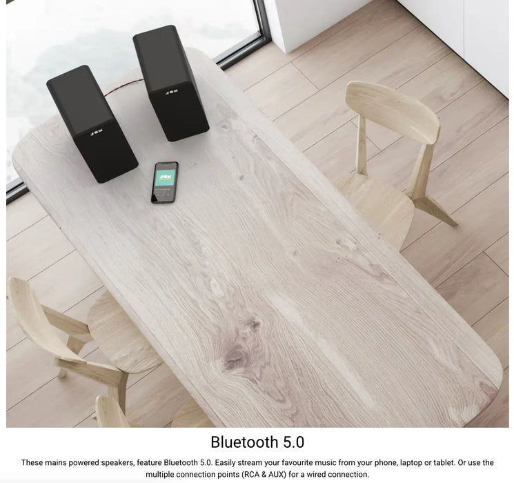 Jam Audio Pro Jam Audio Wireless Bluetooth Bookshelf Speakers — LX2001 - Homewares ...