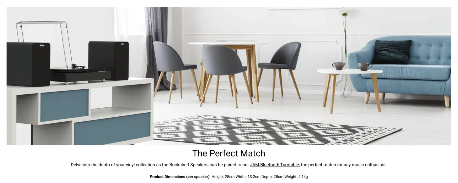 Jam Audio Wireless Bluetooth Bookshelf Speakers - LX2001 - Homewares, Outdoor, Phone Accessories, Cases, Speakers, Headphones + More -