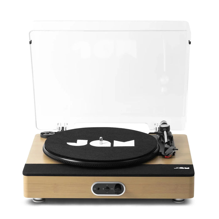 Jam Sound Stream+ Wooden Turntable w/ inbuilt Speakers - LX2001 - Homewares, Outdoor, Phone Accessories, Cases, Speakers, Headphones + More -