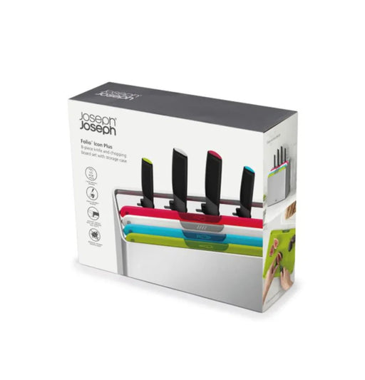 Joseph Joseph Folio Icon Plus 8 Piece Knife & Board Set - LX2001 - Homewares, Outdoor, Phone Accessories, Cases, Speakers, Headphones + More -