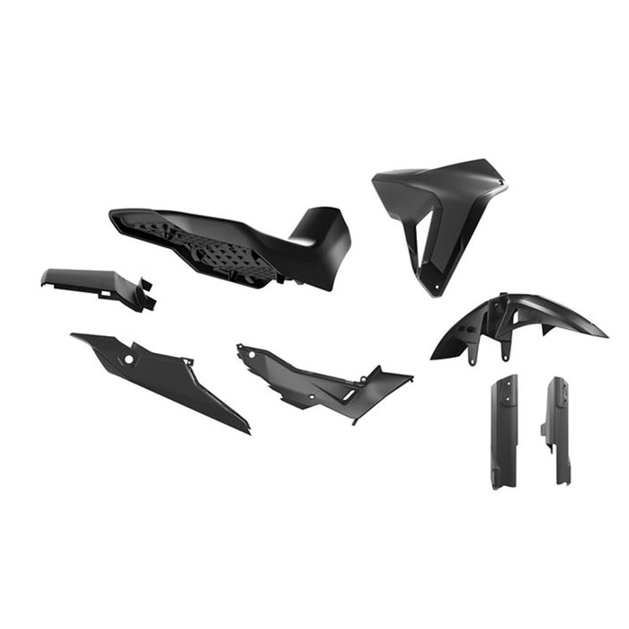 Plastics Kit Rtech 6 Piece Black Honda Xlv750 Transalp