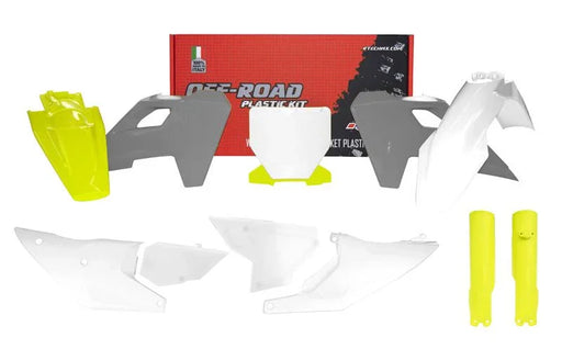 Plastics Kit Rtech 8 Piece White Yellow Husqvarna Tc Fc Fx Fs - LX2001 - Homewares, Outdoor, Phone Accessories, Cases, Speakers, Headphones + More -
