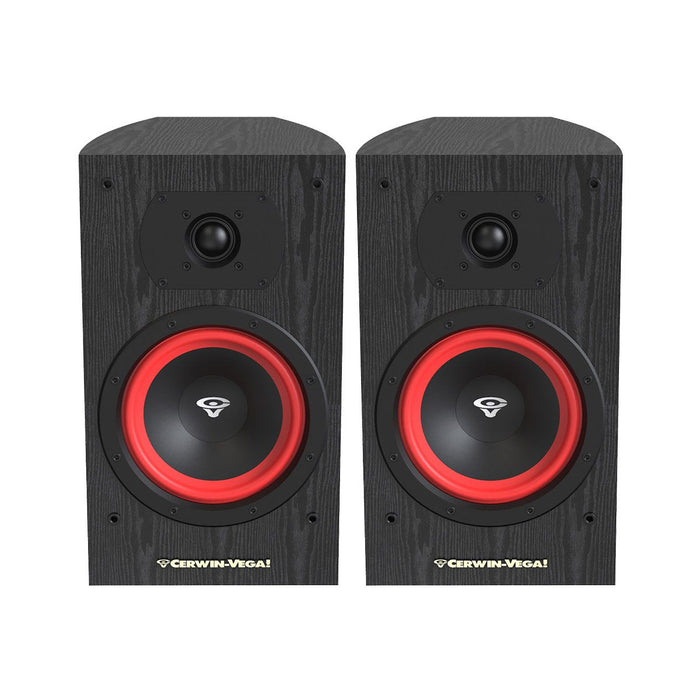 Cerwin Vega La Series Home Audio 6.5" 2-Way Bookshelf Speaker Pair Black - LX2001 - Homewares, Outdoor, Phone Accessories, Cases, Speakers, Headphones + More -