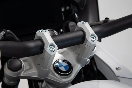 Handlebar Riser Sw Motech Raise 40Mm Optimise The Sitting Position Aluminum Alloy Silver Bmw R1200Gs - LX2001 - Homewares, Outdoor, Phone Accessories, Cases, Speakers, Headphones + More -