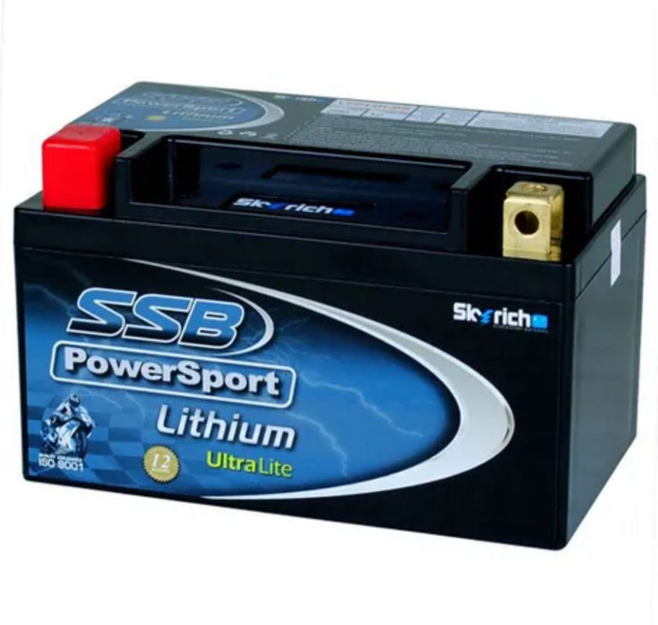 Motorcycle And Powersports Battery Lithium Ion 12V 290Cca By Ssb Lightweight Lithium Ion Phosphate