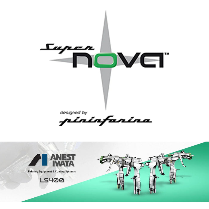 Iwata gravity spraygun SUPERNOVA LS400 1.3MM HVLP + POT - LX2001 - Homewares, Outdoor, Phone Accessories, Cases, Speakers, Headphones + More -