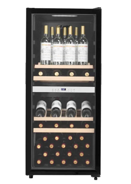 LeCavist 105 Bottle Dual Zone Wine Cabinet - Black - LX2001 - Homewares, Outdoor, Phone Accessories, Cases, Speakers, Headphones + More -