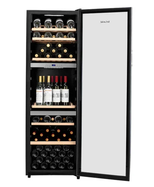 LeCavist 140 Bottle Triple Zone Freestanding Wine Cabinet - Stainless Steel - LX2001 - Homewares, Outdoor, Phone Accessories, Cases, Speakers, Headphones + More -