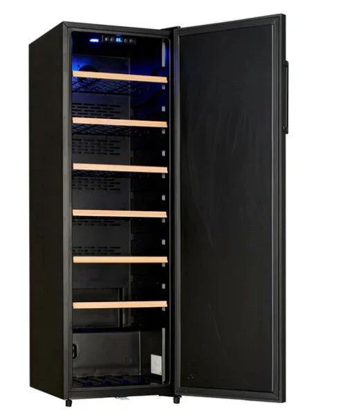 LeCavist 168 Bottle Black Single Zone Cellar Wine Fridge - LX2001 - Homewares, Outdoor, Phone Accessories, Cases, Speakers, Headphones + More -