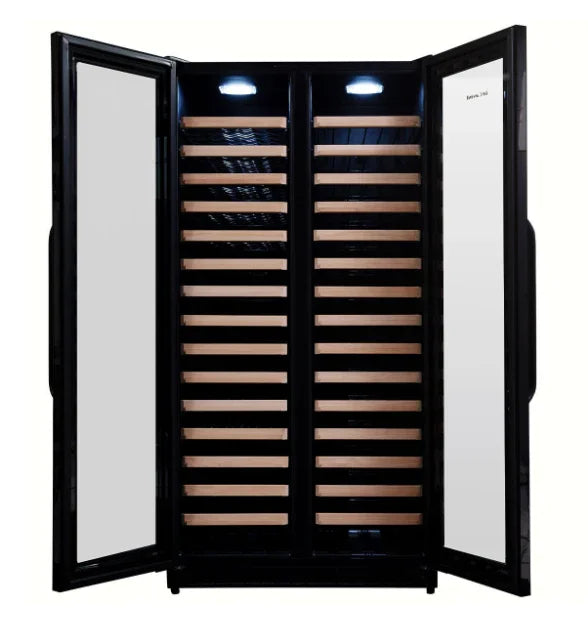 LeCavist 188 Bottle Dual Zone Side by Side Black Wine Fridge Cabinet - LX2001 - Homewares, Outdoor, Phone Accessories, Cases, Speakers, Headphones + More -